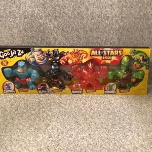 Goo Jit Zu 4 pack!!!!!!!  NEW!!!  Great gift!!! All Stars Pack!!!